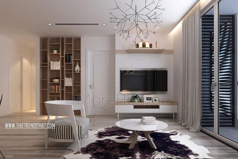 Mẫu kệ ti vi đẹp được lựa chọn nhiều cho không gian nhà nhà phố