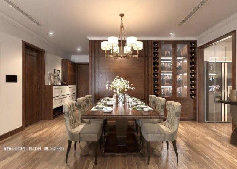 19++ Ý tưởng thiết kế phòng ăn chung cư nhỏ, rộng, đẹp, thoáng, ấn tượng 2022