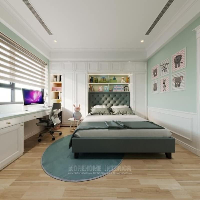 Thiết kế nội thất phòng ngủ chung cư đẹp