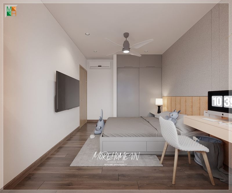 Mẫu thiết kế phòng ngủ hiện đại đẹp đang là xu hướng thịnh hành trong năm nay.