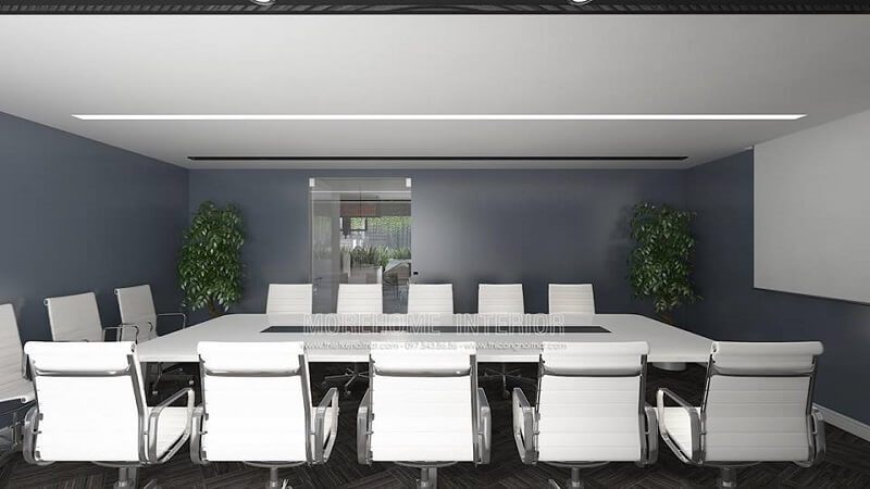 Thiết kế nội thất phòng họp hiện đại cho văn phòng công ty CNTT